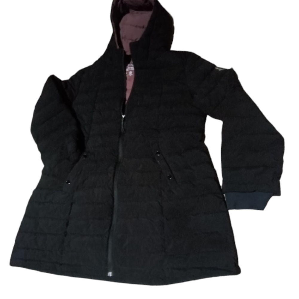 HFX High Performance Nordic Lightweight Stretch Hooded Fitted Coat NWT